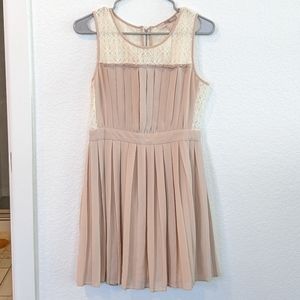 Lace and chiffon sun dress